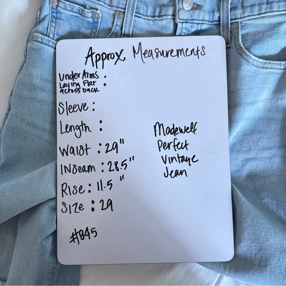 Madewell The Perfect Vintage Straight Jean Size 28 - Picture 12 of 12